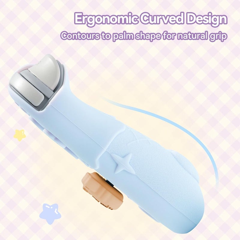 GEEKSHARE Silicone Protective Shell Compatible with Switch Lite, Sweet Soft Ice Cream Cover Case for Switch Lite with 2 Thumb Grip Caps - Mikko (Blue) - Image 4